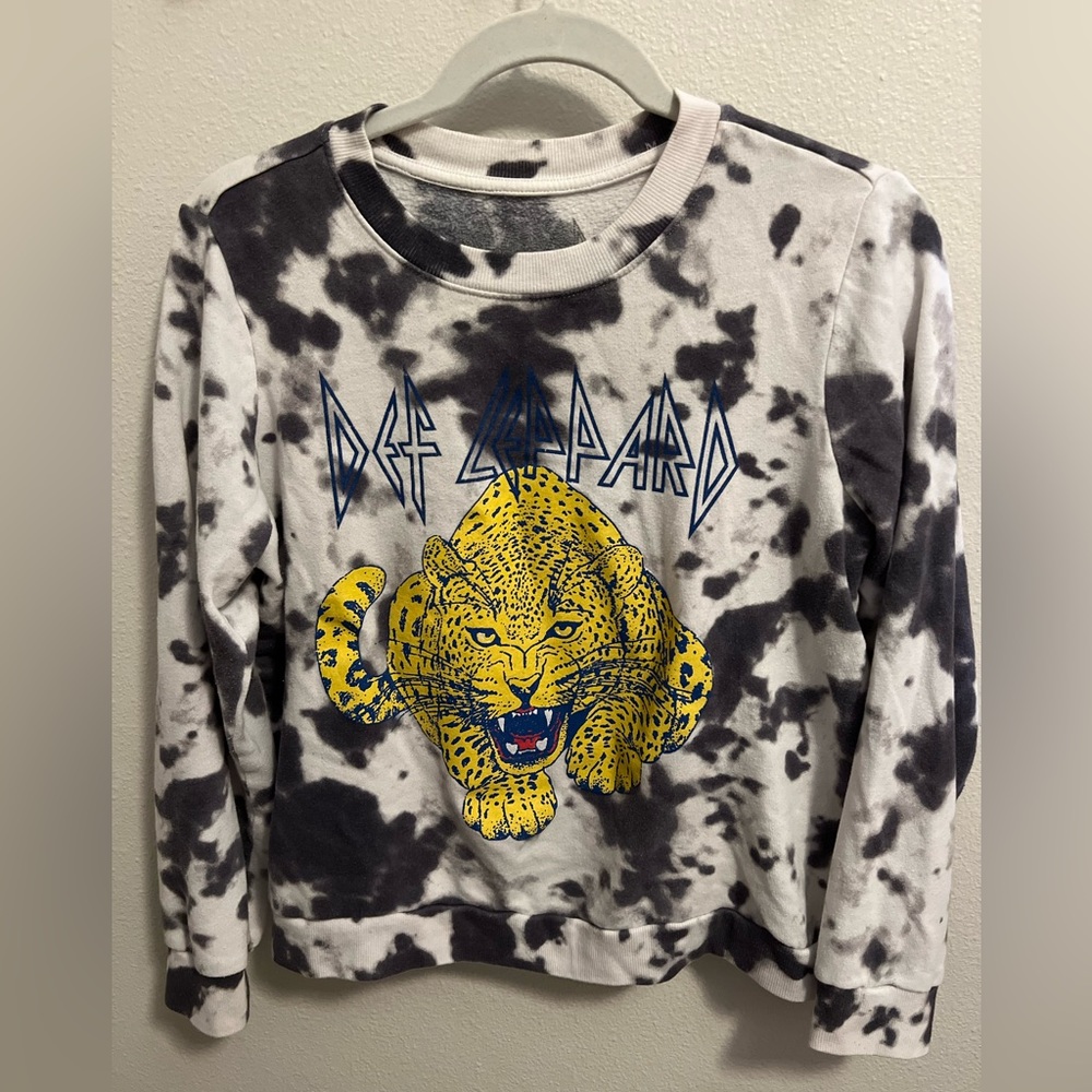 Def Leppard Tie Dye Crew Neck